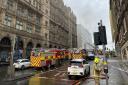 Firefighter is in critical condition after fire at former department store, Jenners in Edinburgh
