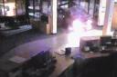 Video: Watch CCTV of Andrew Main's arson attack on council building