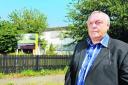 Horspath resident Keith Brooks outside the city council houses