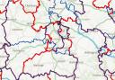 The exisiting and proposed constituency boundaries. Picture: Boundary Commission for England map