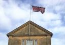 Flag flies above Witney Town Hall
