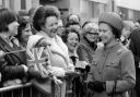 The Queen visits the Westgate Centre in 1976