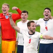 WATCH Witney fans celebrate England win into the night