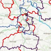 The exisiting and proposed constituency boundaries. Picture: Boundary Commission for England map