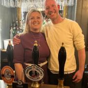 Luke Griffiths and Becky Sumner at the Red Lion