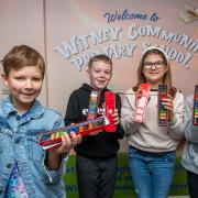 Witney Primary School has been given new art supplies. Picture: David Wilson Homes