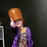 Eli, 4, as Willy Wonka