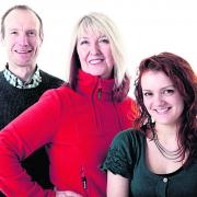 Giles Lewin, Maddy Prior and Hannah James
