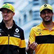 Nico Hulkenberg (left) and Carlos Sainz are hoping to secure fourth place in the Formula 1 constructors' championship for Renault Picture: Renault Sport