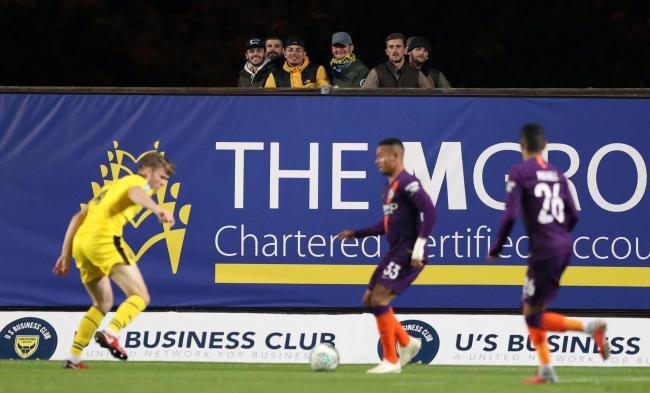 Oxford United's open end at the Kassam Stadium   Picture: Andrew Matthews/PA Wire