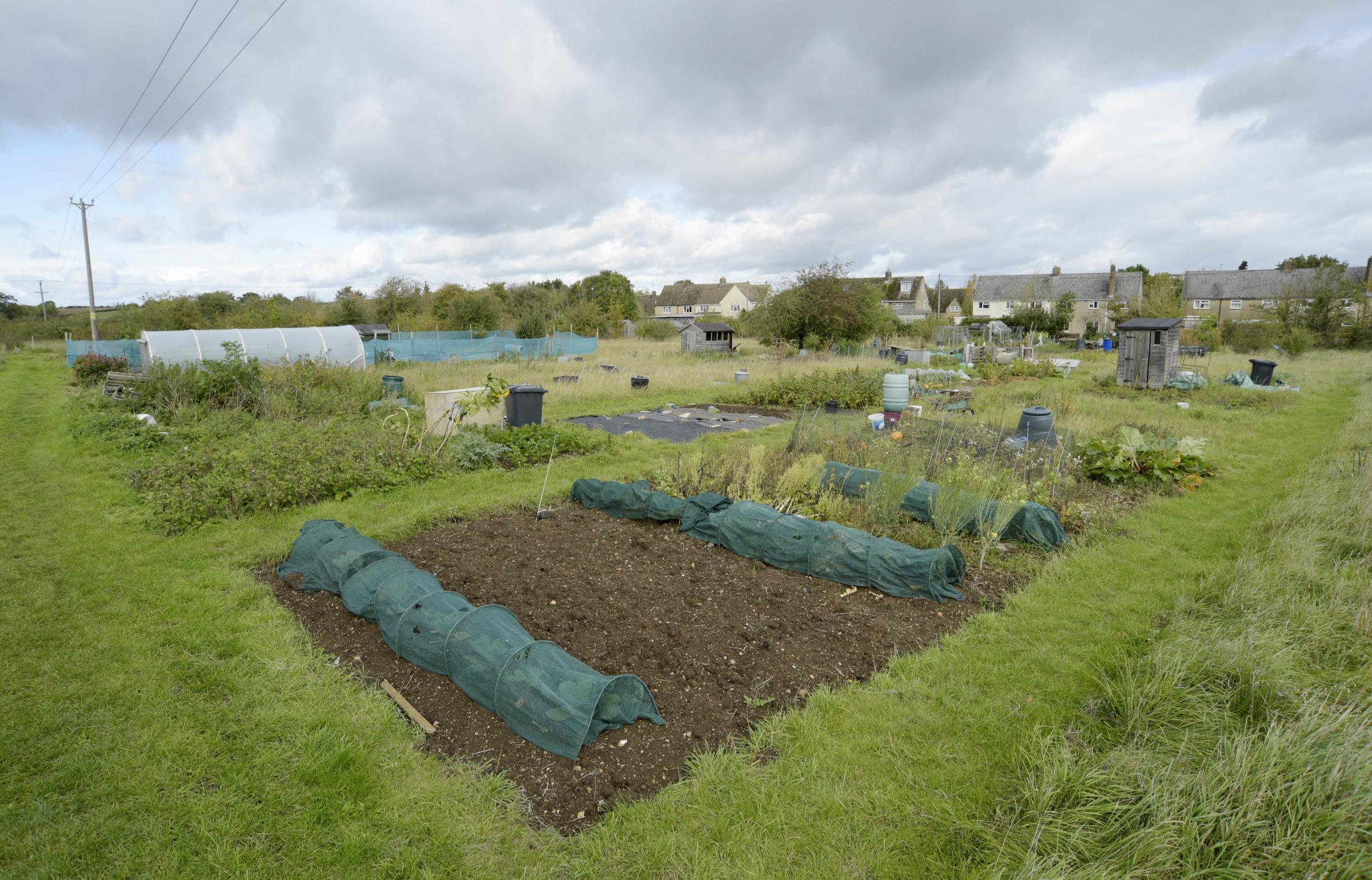Cassington residents are angry over plans by the Blenheim Estate to build on the village allotments. Picture: David Fleming