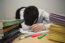 File photo of a stressed teacher. Picture: PA Wire