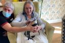 Residents never thought they would hold a penguin until Joanna’s flippin’ marvelous idea (PA Real Life/Richmond Villages Witney).