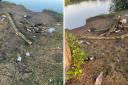 'Dirty uncaring filth': Beer cans and vodka bottle dumped at Ducklington Lake
