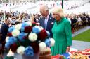 Charles and Camilla at The Big Jubilee Lunch last year in London