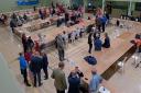 Local election count at Windrush Leisure Centre in Witney in May 2022