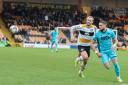 Marcus Browne chases for the ball against Port Vale
