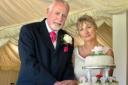 Phil and Lyn on their wedding day