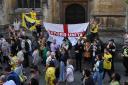 Oxford United celebrated promotion with an open-top bus tour in the city centre