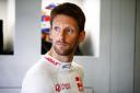 INCIDENT: Haas driver Romain Grosjean was involved in an incident with Renault's Carlos Sainz at Silverstone Picture: Andy Hone
