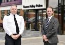 Chief constable John Campbell and police and crime commissioner Matthew Barber. Picture: Thames Valley Police