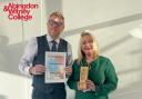 Lisa Rideout, the curriculum manager for the team who won the award. Picture by Abingdon and Witney College.