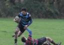 TRY-SCORER: Arron Lambourne crossed during Witney’s defeat to Reading