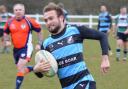 STAR MAN: George Lewis scored all of Witney’s points in their defeat to Reading Abbey in South West 1 East                                               Picture: Mark Fuller