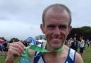 WINNER: Tony Lock shows off his medal after the Fairview Park Run in Dublin