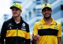 Nico Hulkenberg (left) and Carlos Sainz are hoping to secure fourth place in the Formula 1 constructors' championship for Renault Picture: Renault Sport