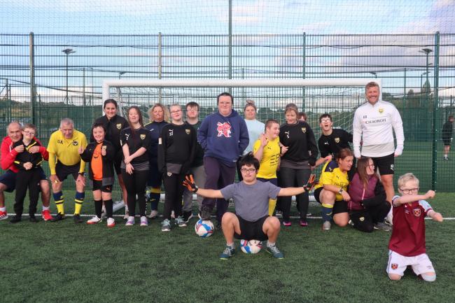 It was great to meet Oxford United’s Down’s Syndrome team on Wednesday night Picture: OUFC
