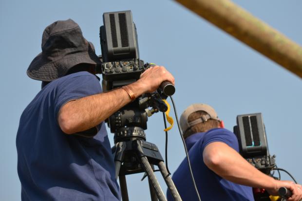 Stock photo of a filming crew working on a movie. Picture: Pixabay