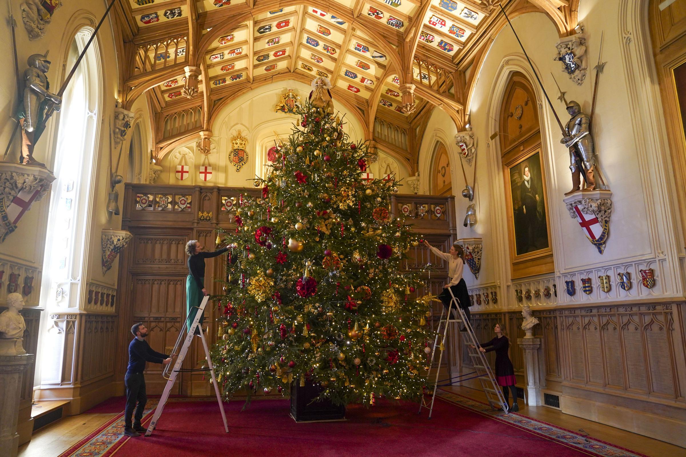 Christmas comes to Windsor Castle with festive trees and Queen's panto costumes - Vimarsana News