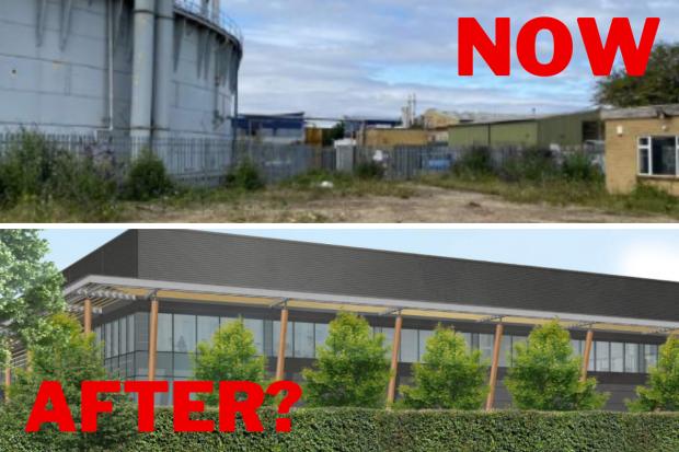 The applicant wants to revamp a gas holder site in Oxford. Picture: Oxford City Council