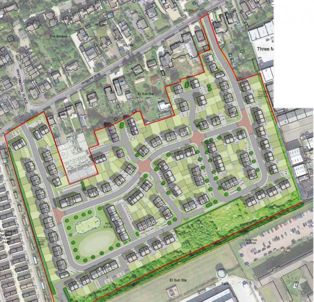 Witney Gazette: The design plan for Milestone Road. Picture: United Living Group
