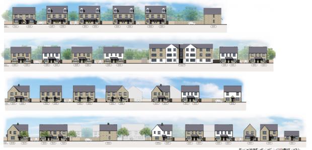 Witney Gazette: The house designs on Milestone Road. Picture: United Living Group