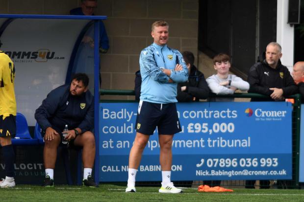 Karl Robinson was speaking after Oxford United's win at Oxford City Picture: Mike Allen