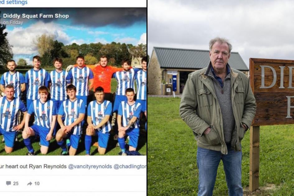 Chadlington FC plays on Jeremy Clarkson video to promote next match