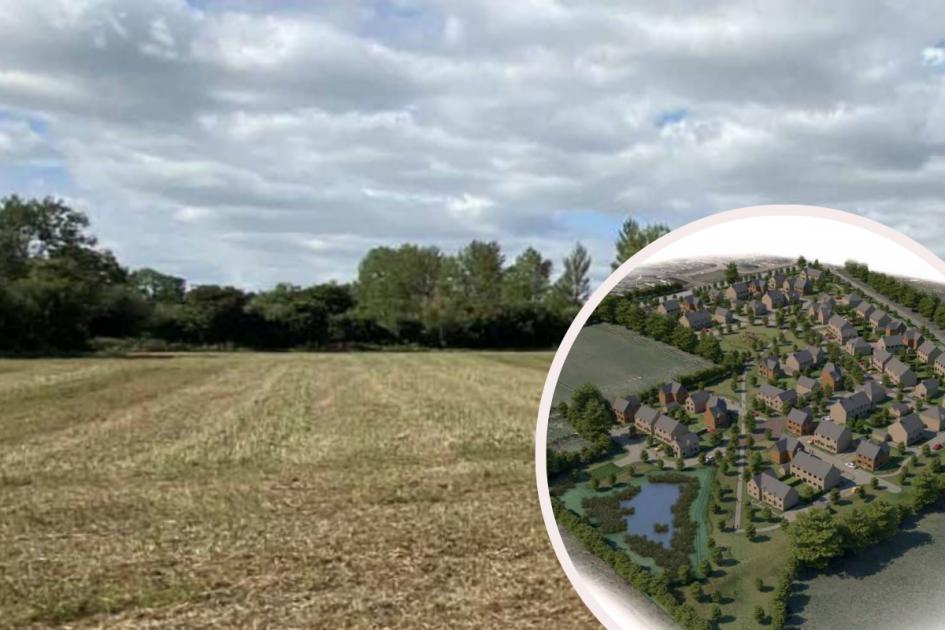 Plan for 104 new homes in Oxfordshire town on major route 