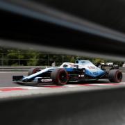 Williams driver George Russell in action during practice at the Hungarian Grand Prix Picture: AP Photo/Laszlo Balogh