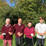 Burford’s new captains line up (from left): Earl Hughes, David Bell, Julie Talbot and Liam Aust