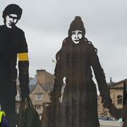 A new Standing with Giants installation is being set up in Oxford