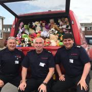 Hundreds of teddies are on the way to Ukrainian children, following donations made by people in Oxfordshire. Picture: Oxfordshire Fire and Rescue Service