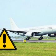 Pilots report 'high risk' near-crash after spotting unexpected intruder. Photo of RAF voyager