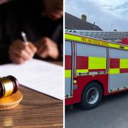 Man has been named after being charged on suspicion of arson