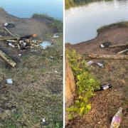 'Dirty uncaring filth': Beer cans and vodka bottle dumped at Ducklington Lake