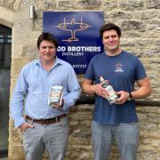 Charlie and Ed Wood of Wood Brothers Distillery in Bampton