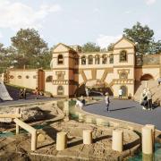Artist's impression of the new Adventure Play Area at Blenheim Palace
