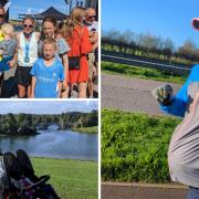 Sophie Carter, mum-of-five ran the virtual London Marathon