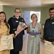 They delivered gifts to nurses across the region